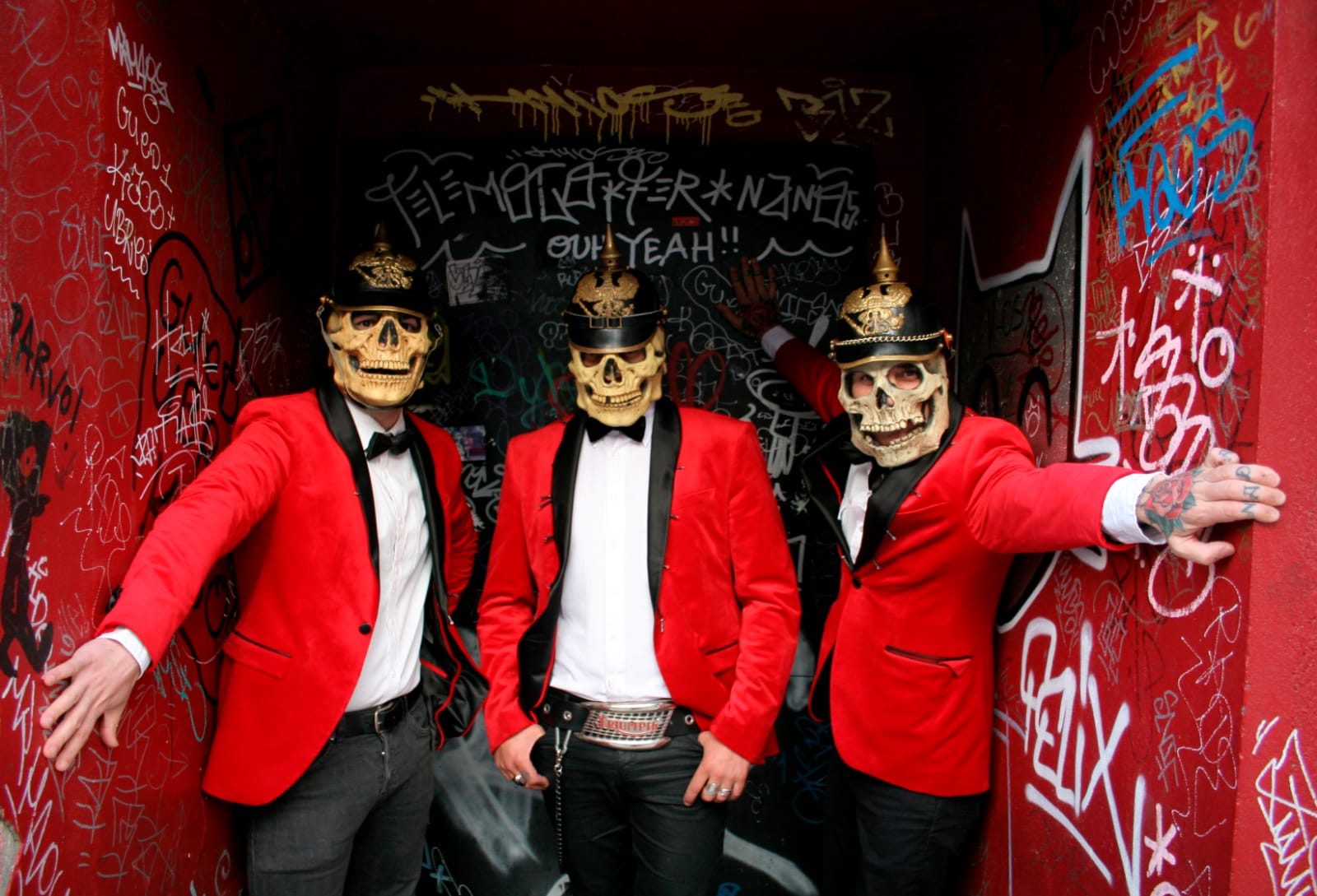 foto de los pontiaks, un grupo de música instrumental de rock 'n' roll formado en Vigo. 